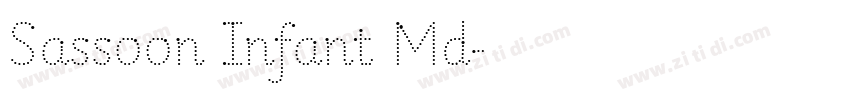 Sassoon Infant Md字体转换